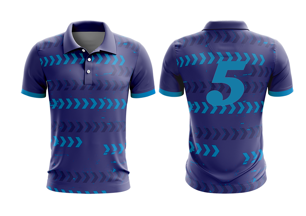 SOCCER POLO 5 - Blue